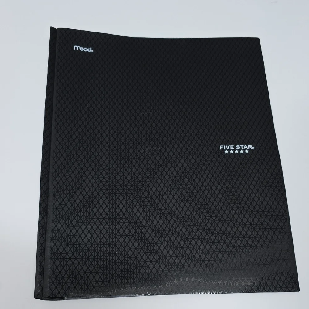 Mead Five Star Black Elite Folder